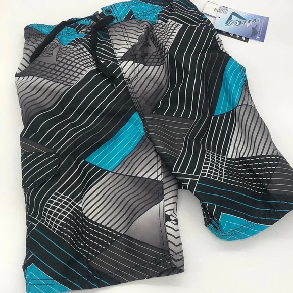 NWT Kanu Surf Boys Swim Trunks Size L 14/16 - Picture 1 of 5